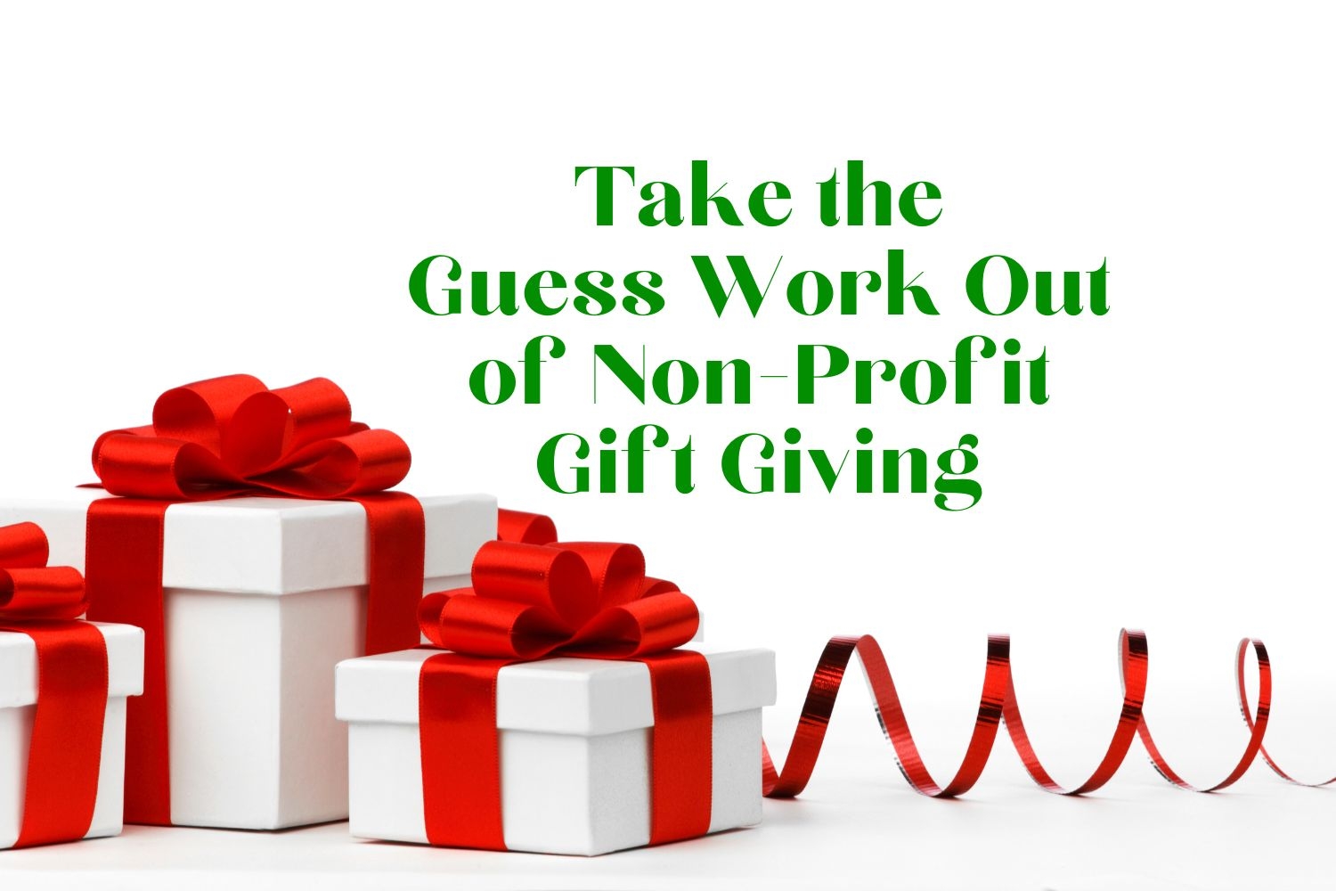 Take the Guess Work Out of NonProfit Gift Giving