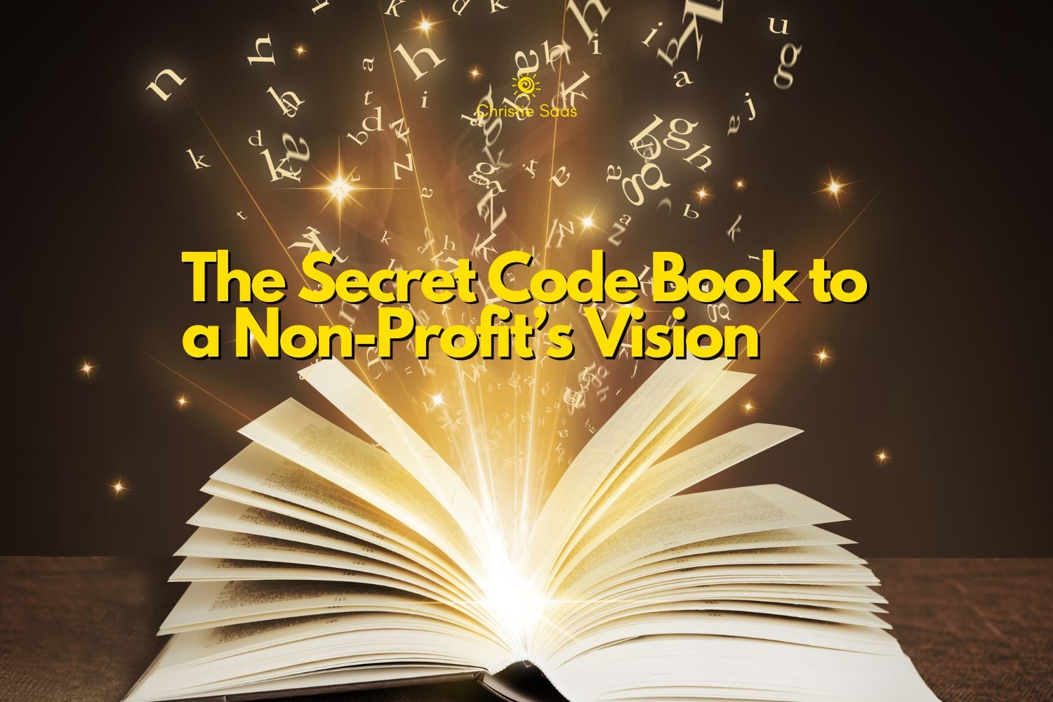 The Secret Code Book to a Non-Profit’s Vision