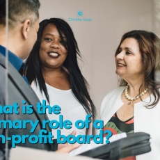 Governing Policies: The Primary Role of a Non-Profit Board
