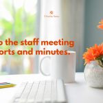 Skip the staff meeting reports and minutes.