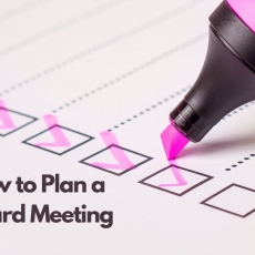 How to Plan a Board Meeting