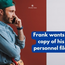 Frank wants a copy of his personnel file